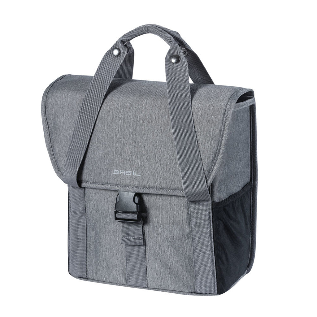 Enkele Fietstas Basil Go-Grey Melee 16 Liter - Enkele Fietstas Basil Go-Grey Melee 16 Liter -